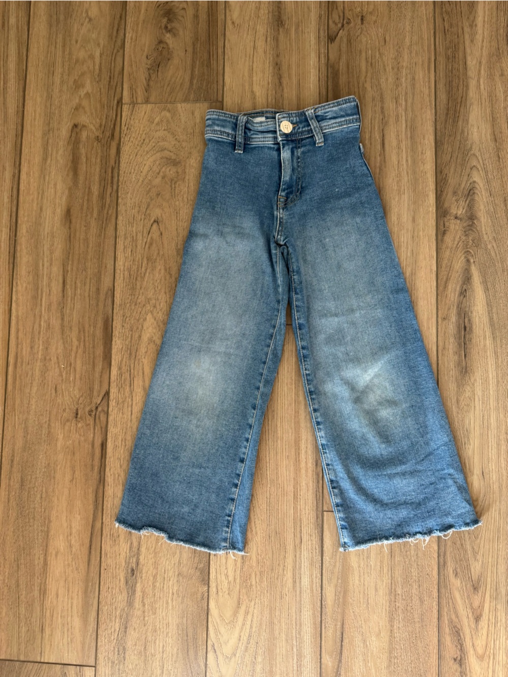 Zara Girl Marine Wide Leg Jeans size 6